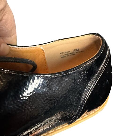 Chinese Laundry Women’s Black Tan Trim Platform Oxford Shoes 10 M Academia Prepp - Picture 10 of 13